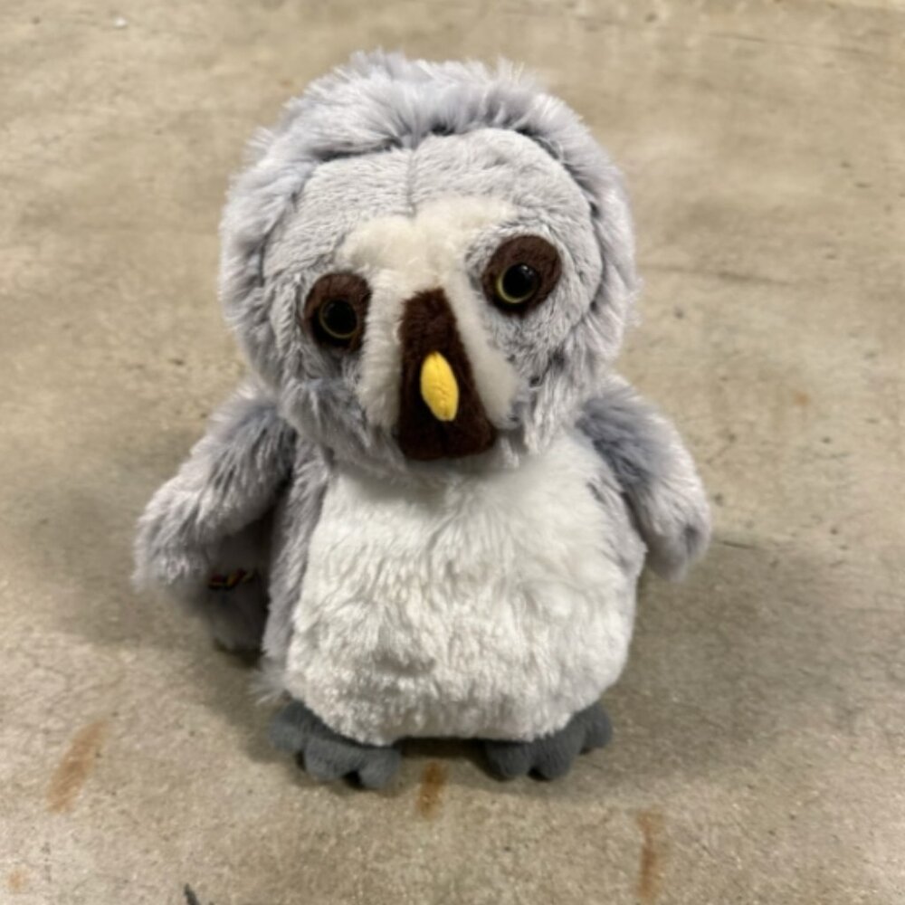 Ganz Webkinz Grey Owl Plush Stuffed Animal HM344 8" Tall NO CODE
